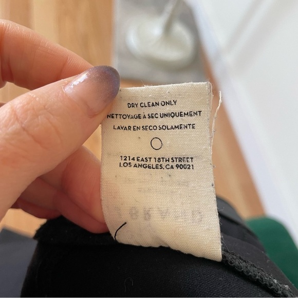 J Brand Jeans Black Neoprene Quinn Legging Cropped Ankle Pants Medium JW49WO1151 - Picture 11 of 12